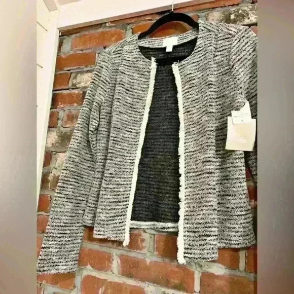 14th & Union‎ Tweed Pleated Jacket Size XS - Picture 3 of 7